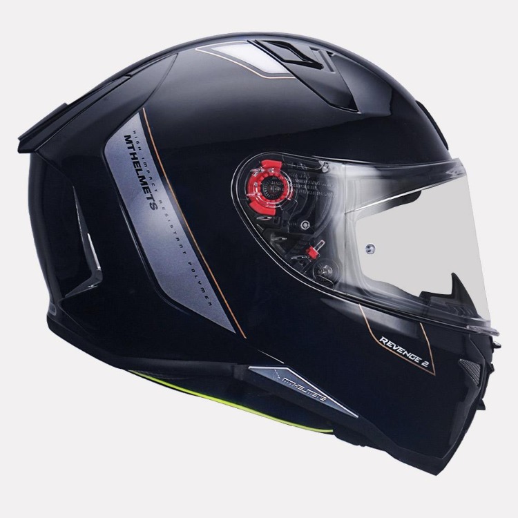 Buy MT Helmet Revenge Solid Gloss BLACK with free shipping